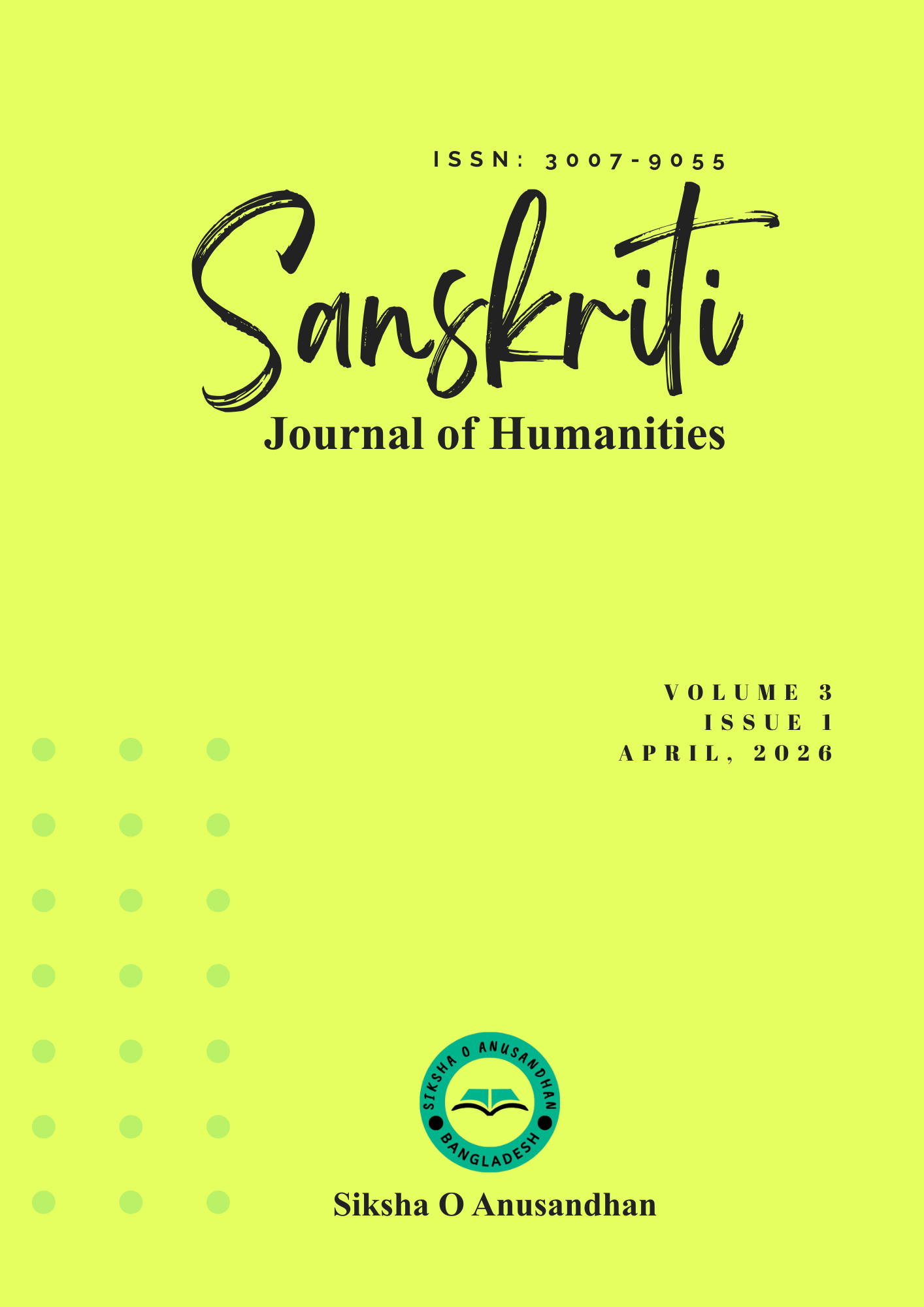 					View Vol. 3 No. 1 (2026): April Issue
				